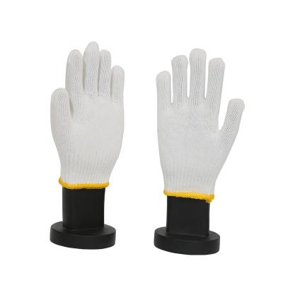 China Comfortable White Construction Safety Work Protective Gloves Anti Slip Work Working Gloves for sale