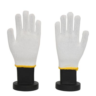 China Cheap Price Comfortable Anti Slip Construction Safety White Work Gloves for sale