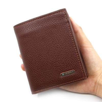 China Fashion Card Slots Strong Custom LOGO PU Leather Long Business Men Wallet for sale