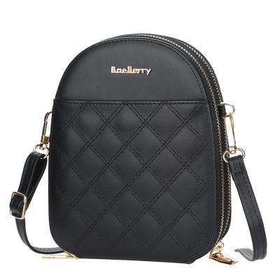 China Fashion Baellerry Ladies Party Cross - Body Bag Large Capacity Phone Bag Leather Purses Women Shoulder Bag Women's Wallet for sale