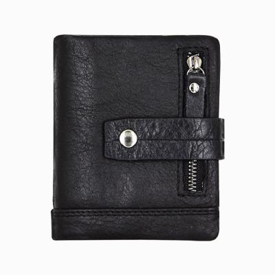 China MenBense Classic Slim Genuine Leather Wallet MenBense Hard Clip Anti-theft Money for sale