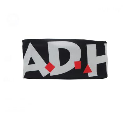 China Hot Promotional Cotton / Polyester Fabric 2021 Custom Best Logo Headband for sale