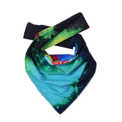 China 100% cotton or polyester or custom made promotion fashion triangular bandana fabric material 100% cotton bandana custom design cotton bandana for sale