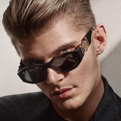 China Fashion Sunglasses Wholesale Logo Fashion Rectangle Women Sun Glass Custom Vintage Men's Sunglasses 2021 Shades for sale