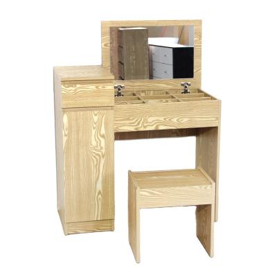 China PANEL KD Design DIY Dressing Table , Folding Dressing Table With Mirror for sale