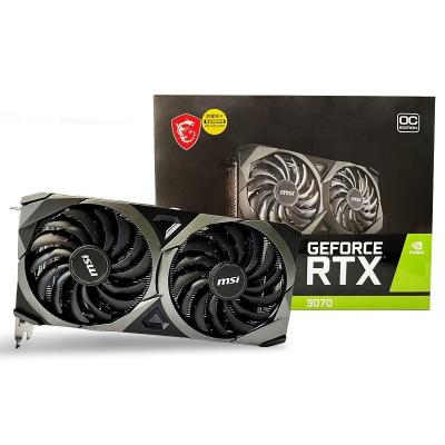 China ti of 3070 workstation rtx 3070 8g 256bit gpu card GDDR6 gaming graphics card, and other models like rtx 3080 3060 3090 msi 3070 and so on for sale