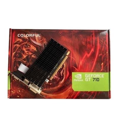 China Colorful Fan Gold Edition 2G D3 GT710 Computer Desktop Graphics Card for sale