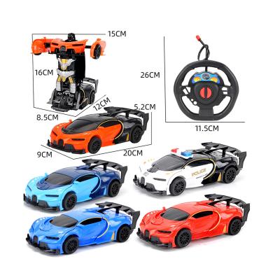 China Amazon Hot Selling Funny Universal Controlled Deformation Transformation Remote Control Toy Robot Car For Boys Children Contact Us for sale