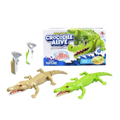 China RC hobby rc plastic remote control animal crocodile for sale