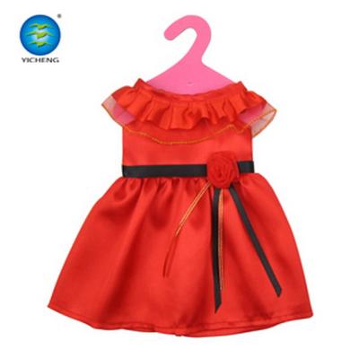 China 2020 red skirt doll clothes suitable for 18 inch doll 18 inch dolls for sale