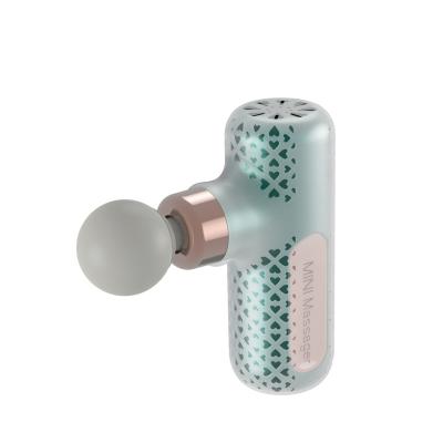 China PortableminiPocket Transparent Soft Rubber Massager Mini Body Fitness Massage Gun Muscle Relaxation Massager for sale