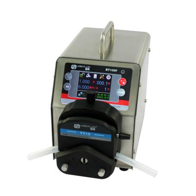 China Commercial Buildings Peristaltic Pump BT100F YT15 Intelligent Dispensing Dosing Filling Pump Precise 0.006-570ml/min Peristaltic Pump for sale