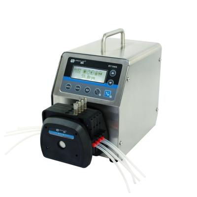 China Commercial Buildings BT100S DT10-48 Lab Buildings BT100S DT10-48 Commercial Accurate Low Flow Variable Speed ​​Electric Liquid Dosing Fluid Pumps 0.0002-82ml/min Peristaltic Pump for sale