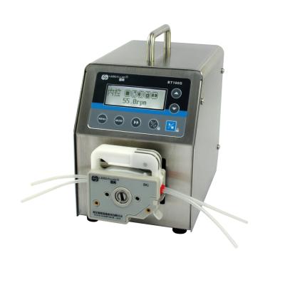 China Commercial Buildings BT100S DG6-2 (6rollers) Low Flow Rate Accurate Variable Speed ​​Lab Buildings 0.0002-49ml/min Electric Dosing Liquid Peristaltic Pump for sale