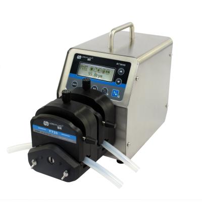 China Large Buildings BT300S 2xYT15 Industrial Commercial Lab Variable Flow Speed ​​Dosing Peristaltic Pump Tubing Liquid Fluid/Water Pump 0.006-1300ml/min for sale