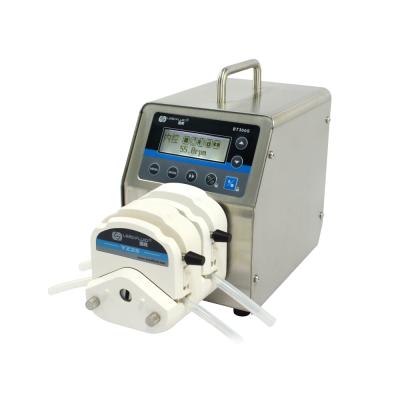 China Commercial High Flow Variable Speed ​​Buildings BT300S 2xYZ25 Peristaltic Pump Dosing Pump Olive Oil Pump 0.16-990ml/min Juice Water/Fluid for sale