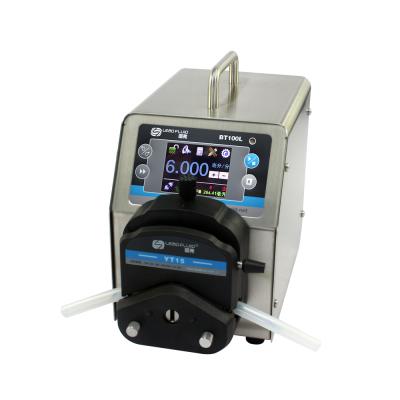 China Buildings BT100L YT25 Commercial Liquid Lab Industrial Medical Chemical Dispensing Dosing Tubing Flow Control Filling Peristaltic Pump 0.17-720ml/min for sale