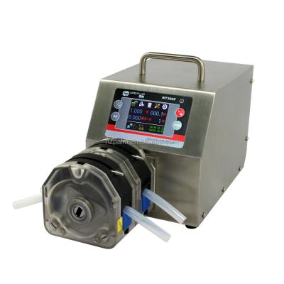 China WT300F 2xKZ25 Buildings Pump Laboratory Industry Intelligent Dispensing Peristaltic Dosing Filling Pump 0.25-3500ml/min High Precision Commercial Large Flow for sale