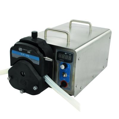 China PPS Commercial Peristaltic Lab Head Pump Buildings WG600S YZ35 Industrial Electric Peristaltic Pump Making Water Fluid Liquid Pumps 400~13000ml/min for sale