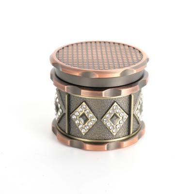 China JiJu Fresh 2.36inch 60mm Manual Grinder ZInc Alloy Metal Herb Grinder Herb Tobacco Spice 4 Parts for sale