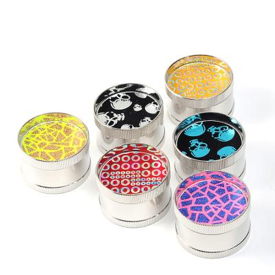 China Wholesale 40mm Factory 2021 Chinese Style Zinc Alloy Jiju New 3 Parts Manual Zinc Herb Grinder for sale