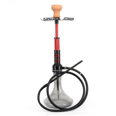 China New Design Red High Quality Wholesale Shisha Aluminum Sheesha Hookah Shesha Hookah Shisha JL-AH0324 for sale