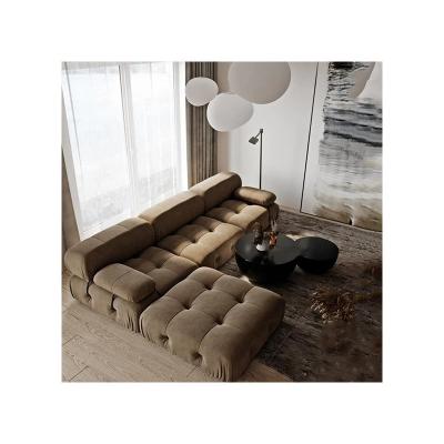 China Sectional Vintage Living Room Furniture Vintage Sofa Camaleoonda Modern Combination Sofa Set Modular Tufted Freestanding Living Room Furniture for sale