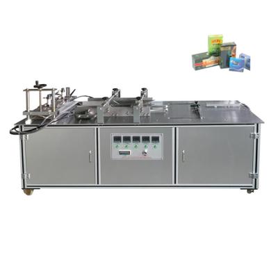 China Factory Price Hot Selling Semi Automatic Box Food Clear Cling Film Machine for sale