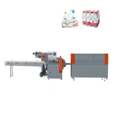 China Automatic Heat Shrink Wrap Food PVC Film Bottle Tunnel Shrink Wrapping Machine Film Wrapping Machine for sale