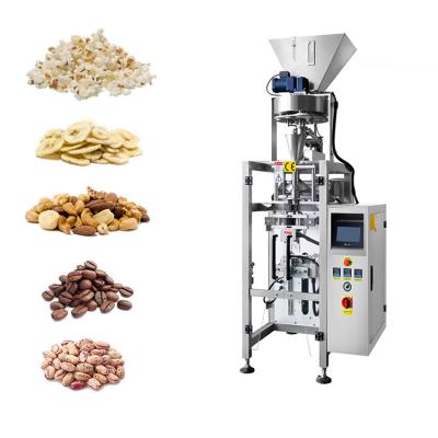 China Automatic Vertical Bean Peanut Packing Machine Food Granule Weighing Packing Machine PLC and Electricity Box Coffee Sachet for sale