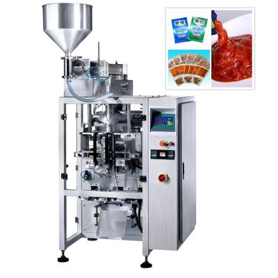 China 1.English and Screen Display Chinese Full Automatic Water Milk Coffee Beverage Chili Sauce Jam Filling Liquid Packing Machine for sale