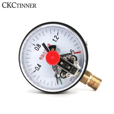 China YX100 Magnetically Assisted Electric Contact Pressure Gauge Vacuum Indicated Pressure Controller YX100 for sale