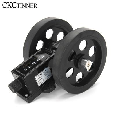 China Plastic + Metal Roller Type Z94-F 5 Digit Meter Wheel Length Meter Encoder Counter Counter High Accuracy Mechanical Counter for sale