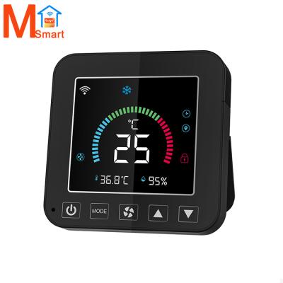 China Tuya WiFi Temperature Air Controller Screen Display Smart Infrared Infrared Thermostat and Humidity Thermostat for sale