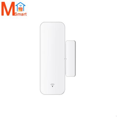 China Tuya best wifi home door smart sensor window/door price and magnetic wifi alarm window sensor door from Tuya for sale