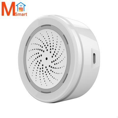 China Tuya Alarm Siren Powered Smart WiFi Alarm Siren with USB Temperature Humidity Siren Alarm for sale