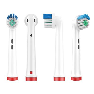 China Household 4 Pack Professional Electric Toothbrush Heads Brush Heads Refill For Oral Wide Angle B Clean for sale