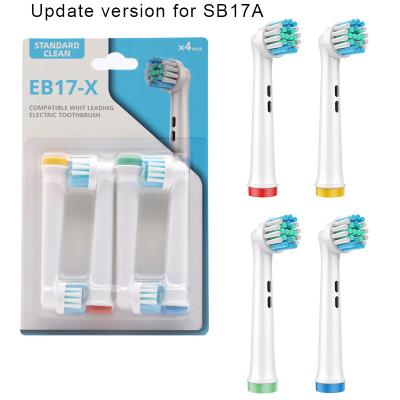 China EB17X Replacement Home Toothbrush Heads Electric Toothbrush Heads For Oral B for sale