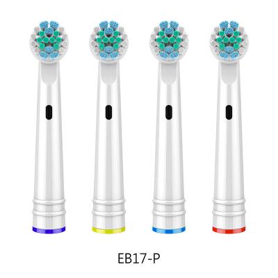 China Battery operated electric toothbrush heads compatible with OralB Brau replacement brush head for sale