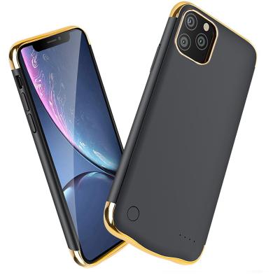 China Factory Wholesale Built-in Battery Charging Case 6000mAh Wireless Charging Ultra Thin Portable Power Bank for iphone 11pro Max for sale