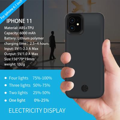 China Wireless Charging 2020 Ultra Thin Power Bank Case Rechargeable Smart Battery Cases For iphone 11charging cases for sale