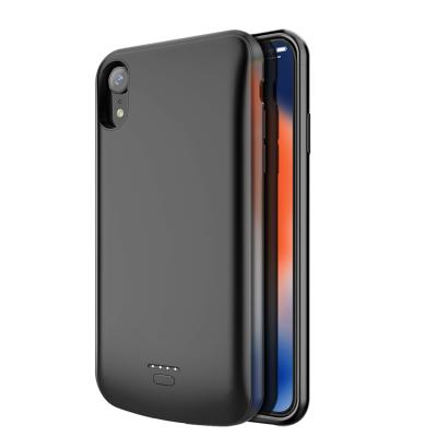 China Wireless Charging Battery Case Back Cover Wireless Battery Charging Case Portable Power Bank For iPhone XR 6.1inch for sale