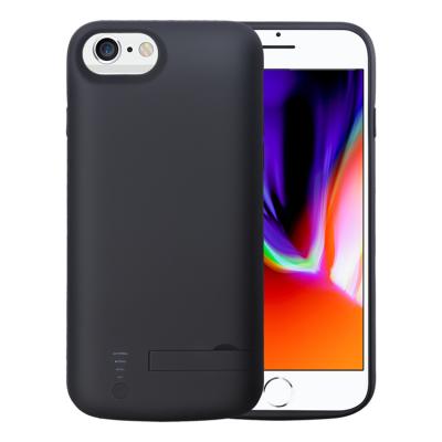 China Hot Sale 4.7in USB Stylish Simple Black Design Portable Phone Battery Charger Case For IPhone 6s for sale