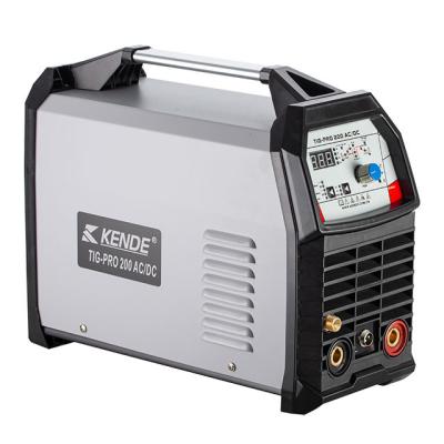 China Hotels KENDE 220V Smart DC TIG 200A IGBT Technology Welding Machine Inverter DC TIG TIG Welder AC 200P for sale