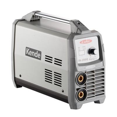 China KENDE HOTELS DC 220v IGBT Inverter Muttahida Majlis-e-Amal Portable Welding Machine With Automatic Over Current And Overheat Protection Functions IN 200Q for sale