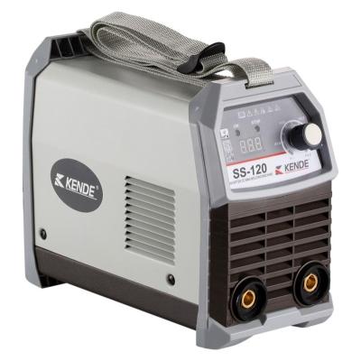 China High Quality Portable DC Inverter Hotels KENDE MINI IGBT Muttahida Majlis-e-Amal ARC TIG Argon Welder Welding Machine SS 120 for sale