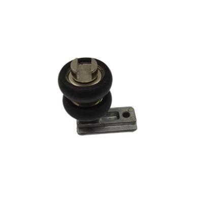 China Low Noise Wholesale Customized Aluminum Window Door Sliding Pulley Roller Accessories Black Series for sale