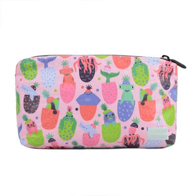 China Water Resistant Small Sea Animal Padded Pouch Waterproof Makeup Bag Pocket Waterproof Tyvek Lightweight Folding Cosmetic Bag Aloha for sale