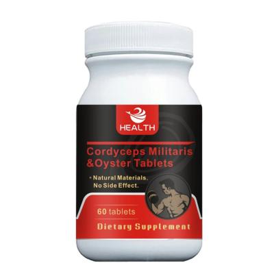 China Supplying Long Time Energy Enhancement Men Herbal Male Cordyceps Oyster Tablets for sale