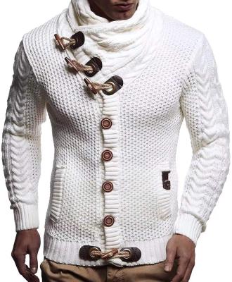 China Anti-pilling ready to ship custom designer mens cotton sweater cardigan knitted sweater for men for sale